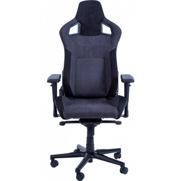 Крісло для геймерів GT Racer X-8005 Dark Gray/Black Suede