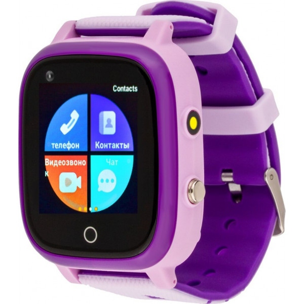 Дитячий годинник AmiGo GO005 4G WIFI Thermometer Purple
