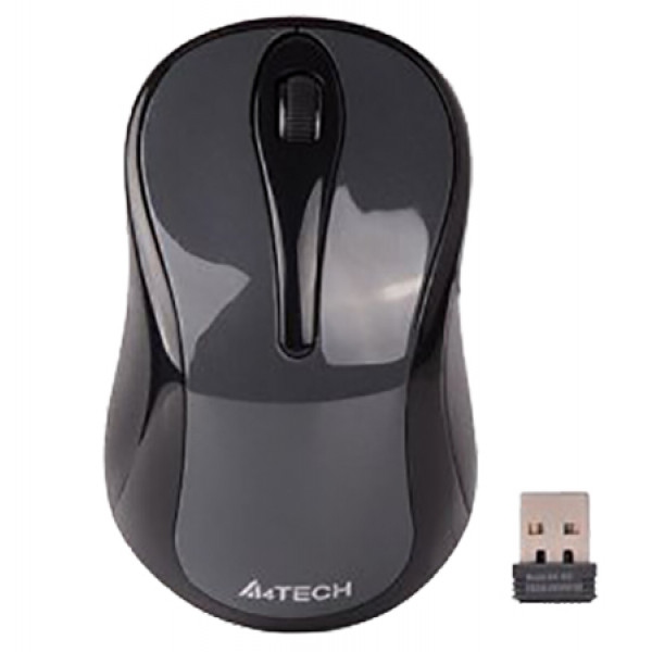 Миша бездротова A4tech G3-280NS (Glossy Grey)
