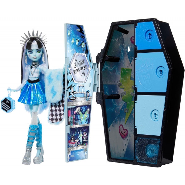 Колекційна лялька набір Monster High "Жахо-секрети Френкі" серії "Відпадний стиль" (HNF75)