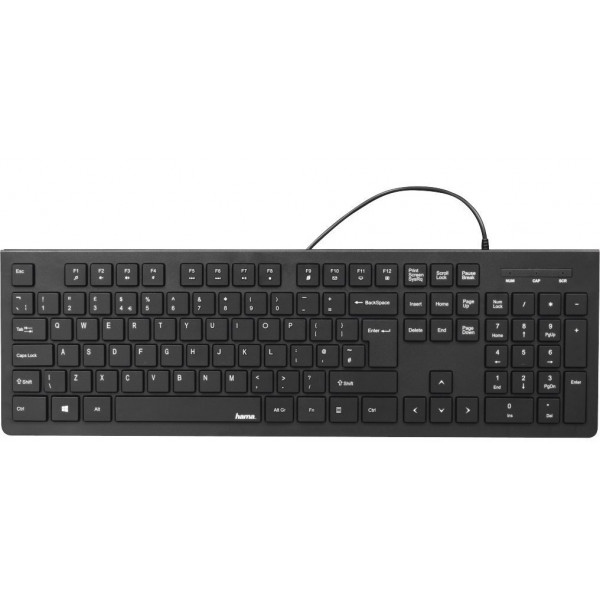 Клавіатура дротова Hama KC-200 105key (89182681)