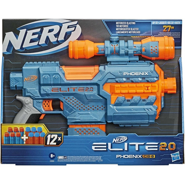 Бластер багатозарядний Hasbro Nerf Elite 2.0 Фенікс (E9961)