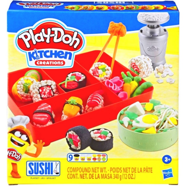 Набори для ліплення Play Doh Hasbro Play-Doh Суші (E7915)