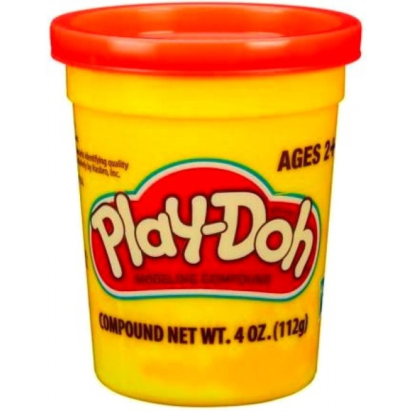 Матеріали Hasbro Play-Doh пластилін в баночці 112 м помаранчевий (B6756_B7413)