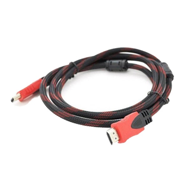Кабель HDMI Merlion HDMI-HDMI 1.8m Black/Red (YT-HDMI(M)/(M)NY/RD-1.8m/00257)