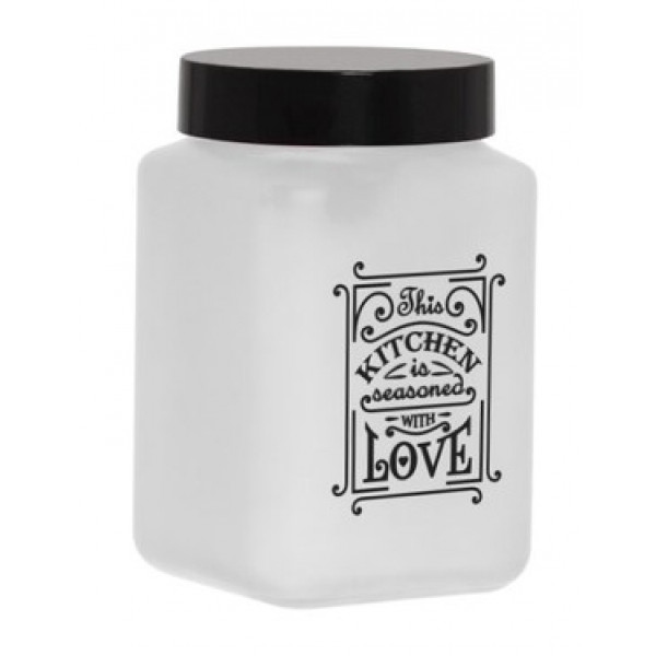 Ємність для сипучих Herevin Kitchen Grey White Mat 1,5 л (147015-803)
