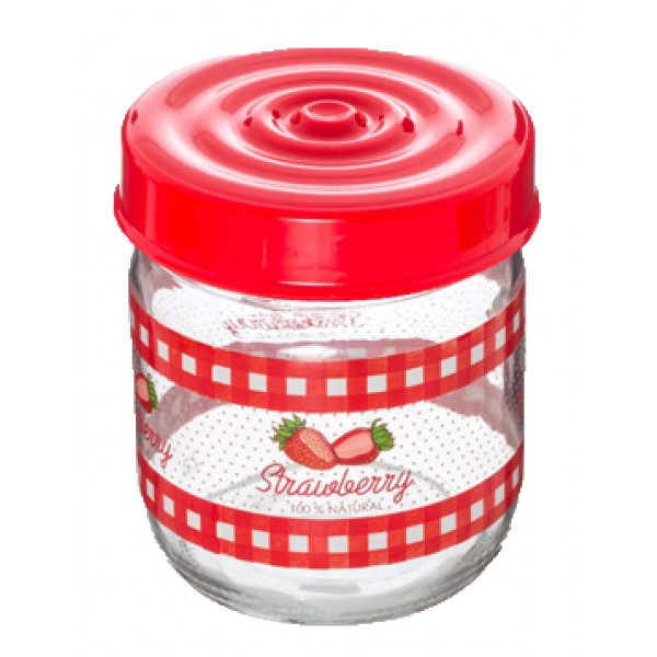 Ємність для сипучих Herevin Strawberry 0.425 л (171341-058)