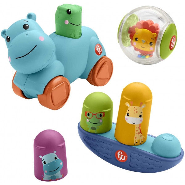 Ігровий набір для малюка Fisher-Price Подарунковий "Веселі рухи" 9 міс.+ (HFJ94)