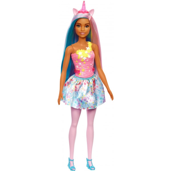 Лялька Barbie Лялька-єдиноріг у світло-рожевому стилі серії Дрімтопія Barbie (HGR21)