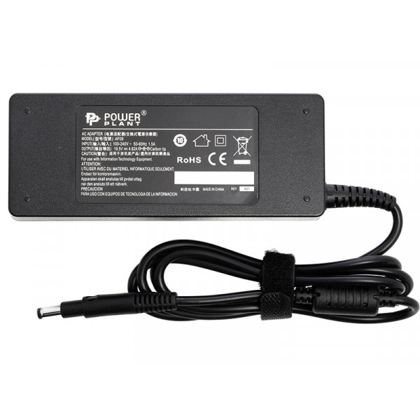 Зарядний пристрій для ноутбука PowerPlant HP 220V 19.5V 90W 4.62A (HP90G4817)