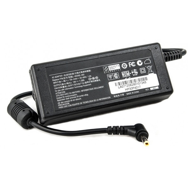 Зарядний пристрій для ноутбука PowerPlant HP 220V 19V 30W 1.58A (HP30F4017)