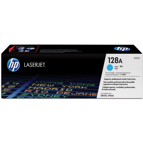 Картриджі для лазерних принтерів HP LJ CP1525n/1525nw, CM1415fn/1415fnw Cyan (CE321A)