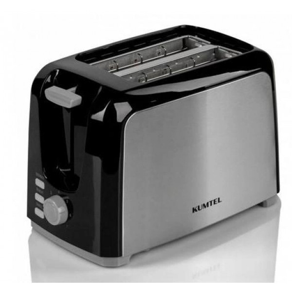 Тостер Kumtel HTS-02 BLACK & STAINLES STEEL