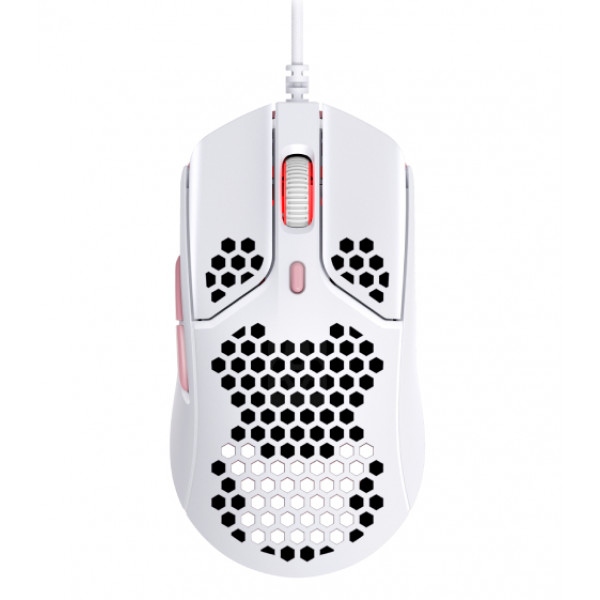 Миша дротова ігрова HyperX Pulsefire Haste USB White-Pink (4P5E4AA)