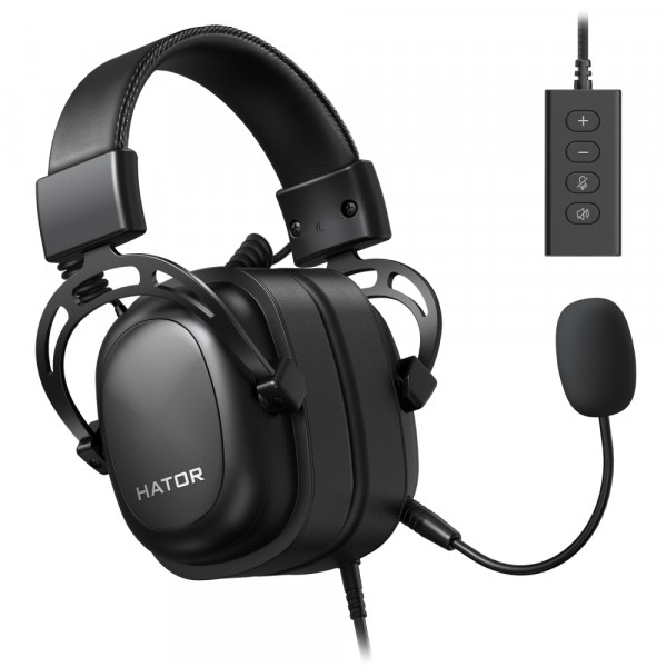 Гарнітура дротова ігрова Hator Hypergang 2 USB 7.1 Black (HTA-940)