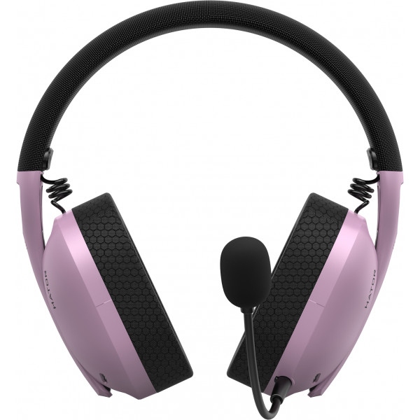 Гарнітура бездротова ігрова Hator Hyperpunk 2 Wireless Tri-mode Black/Lilac (HTA-859)