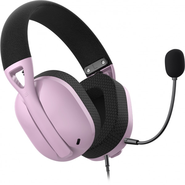 Гарнітура дротова ігрова Hator Hyperpunk 2 USB 7.1 Black/Lilac (HTA-849)