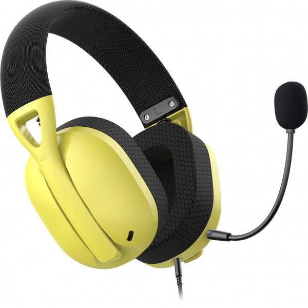 Гарнітура дротова ігрова Hator Hyperpunk 2 USB 7.1 Black/Yellow (HTA-847)