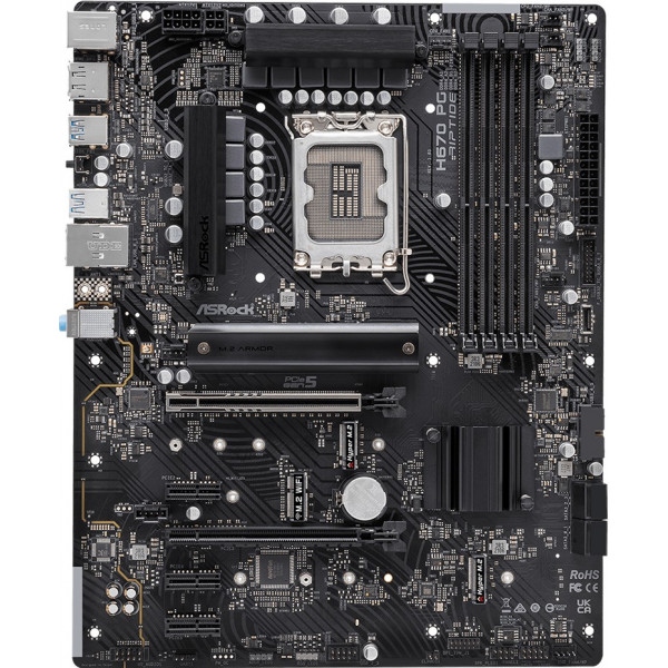 Материнська плата ASRock H670 PG Riptide Socket 1700