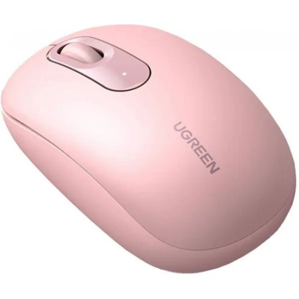 Миша бездротова UGREEN MU105 2.4 GHz Portable Wireless Mouse Pink (90686)