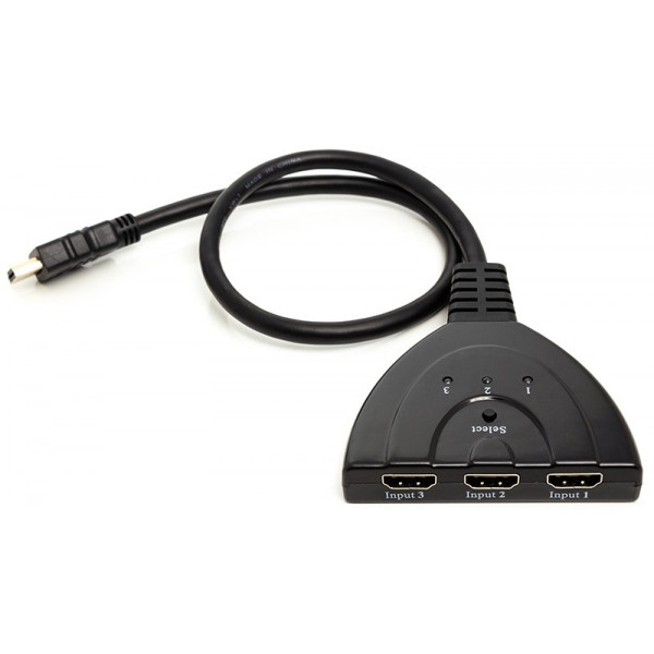 Перехідник HDMI PowerPlant 3x1 (CA912070)