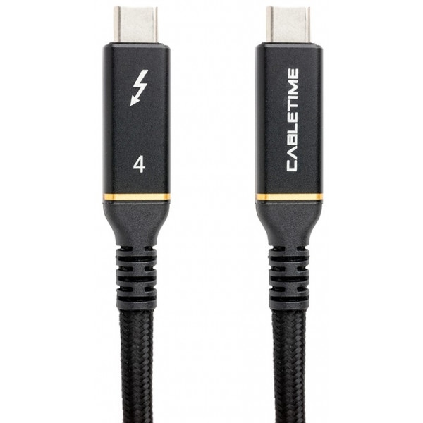 Перехідник PowerPlant USB4 USB-C - USB-C 1m (CA913299)