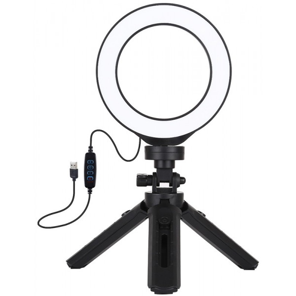 Набір для блогера Puluz USB LED Lamp 4.7'' PKT3058B + штатив 12 см