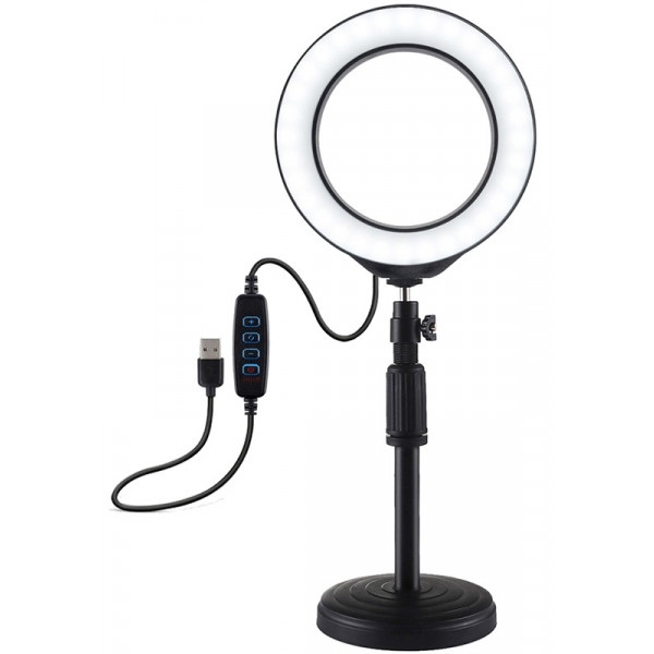 Набір для блогера Puluz USB LED Lamp 6.2'' PU392 + настольное крепление 18-28 см