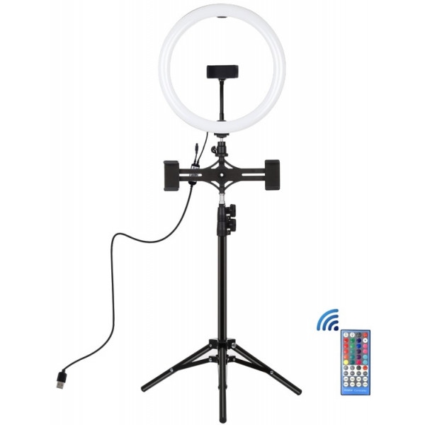 Набір для блогера Puluz Ring USB LED Lamp 11.8'' PKT3068B  + штатив 1.1 м (PKT3068B)