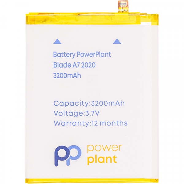 Акумулятор для смартфона PowerPlant ZTE Blade A7 (2020) 3200mAh (SM130504)