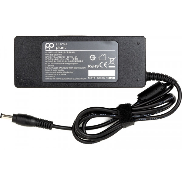 Зарядний пристрій для ноутбука PowerPlant Acer 220V 19V 90W 4.74A (5.5*2.1) (AC90F5521)
