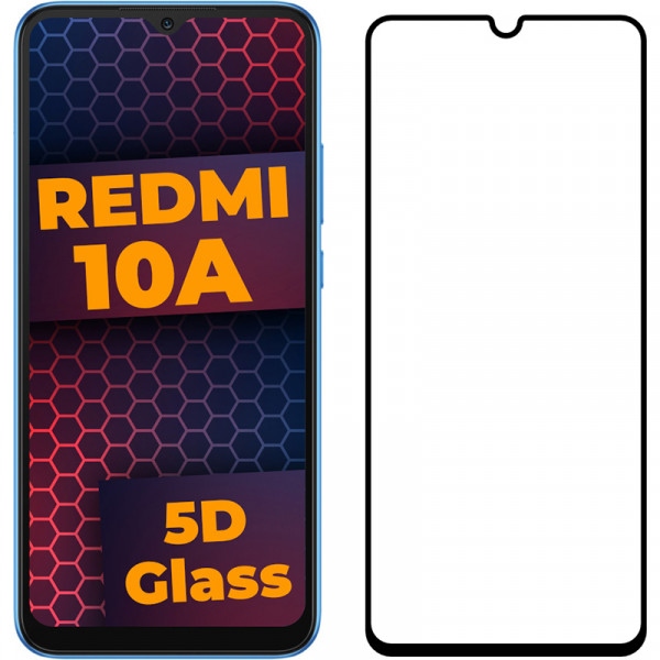Захисне скло для смартфону PowerPlant Full screen PowerPlant for Xiaomi Redmi 10A (GL601704)