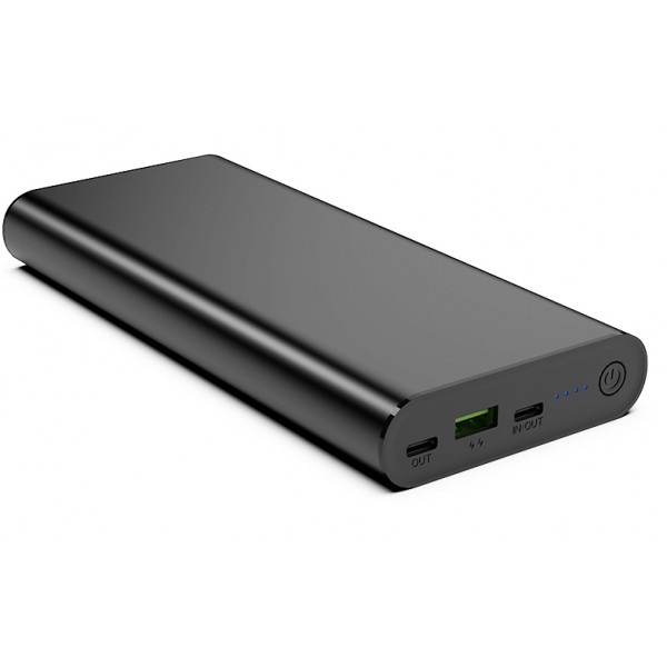 Батарея мобільна PowerPlant 26800mAh PD 100W 2xUSB-C USB-A QC3.0 (PB930470)