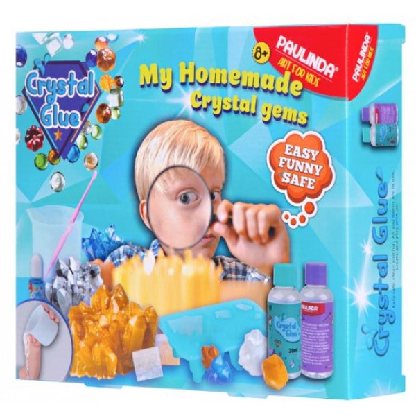 Набір для дослідження Paulinda Crystal glue DIY "Кристали 5 в 1" (PL-199615)