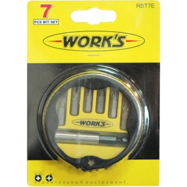 Біта для викрутки Works 7 шт. (RBT7E/2753514)