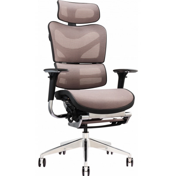 Крісло офісне GT Racer X-702L Bright Gray (W-20)