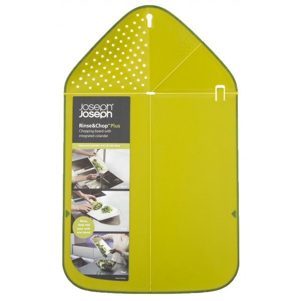 Набір обробних дошок Joseph Joseph 60081 41,9x26х2,5 см Green з друшляком