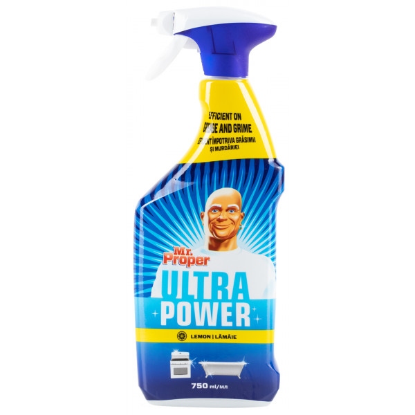 Засіб для чищення універсальний Mr. Proper спрей Ultra Power Лимон 750 мл