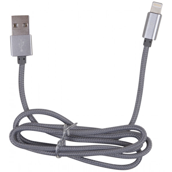 Кабель синхронізації даних Intaleo Lightning 1м (сірий) (CBGNYL1)