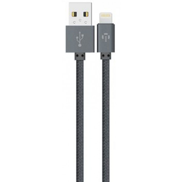 Кабель синхронізації даних Intaleo Lightning 2м (сірий) (CBGNYL2)