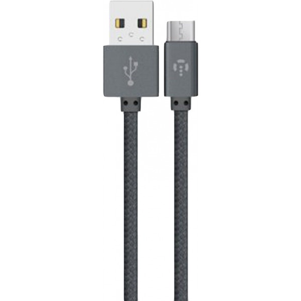 Кабель синхронізації даних Intaleo Micro USB 2м (сірий) (CBGNYM2)