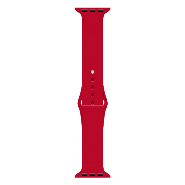 Ремінець для смарт-годинника Intaleo Silicone for Apple Watch 38/40 mm Red (1283126494321)