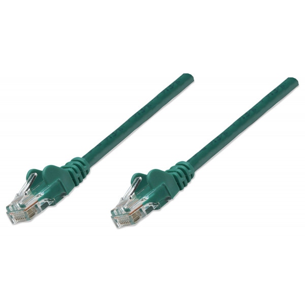 Кабель патч-корд Intellinet UTP Cat.5e 3m Green (319782)