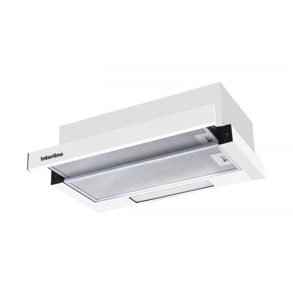 Витяжка вбудована Interline SLIM WH A/60/2/T