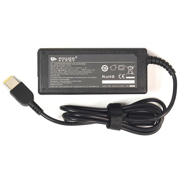 Зарядний пристрій для ноутбука PowerPlant IBM/Lenovo 220V 20V 65W 3.25A Special (IB65HUSB)