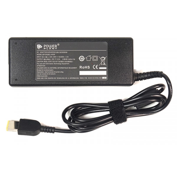 Зарядний пристрій для ноутбука PowerPlant IBM/Lenovo 220V 20V 90W 4.5A Special (IB90HSPE)