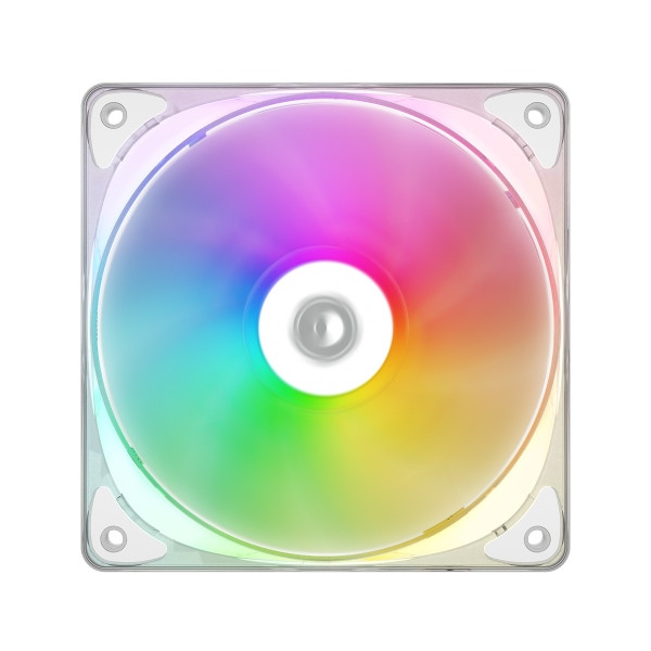 Корпусний вентилятор ID-Cooling Crystal 120 White