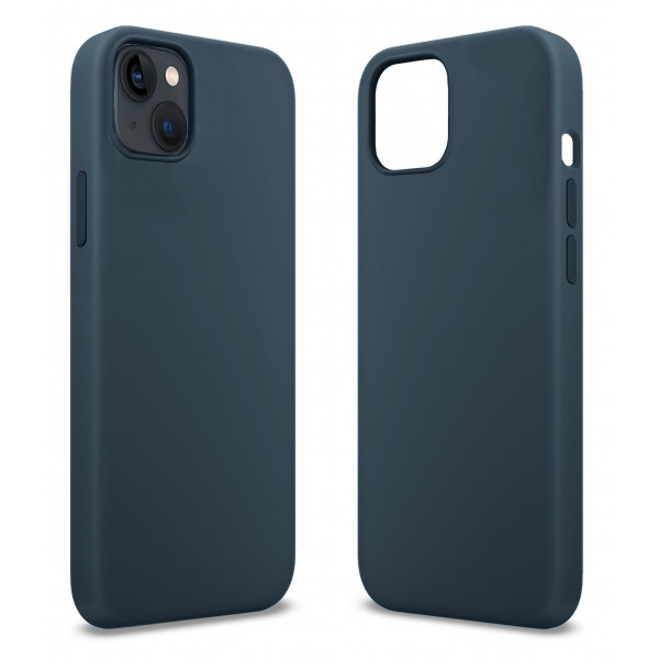 Чохол для смартфону MakeFuture Apple iPhone 13 Premium Silicone Abyss Blue (MCLP-AI13AB)
