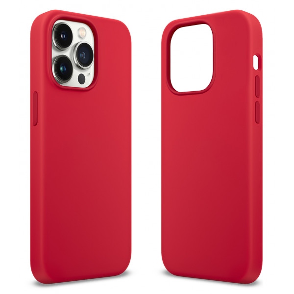 Чохол для смартфона MakeFuture Apple iPhone 13 Pro Premium Silicone Red (MCLP-AI13PRD)