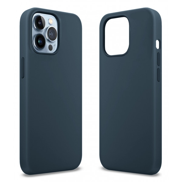 Чохол для смартфона MakeFuture Apple iPhone 13 Pro Max Premium Silicone Abyss Blue (MCLP-AI13PMAB)